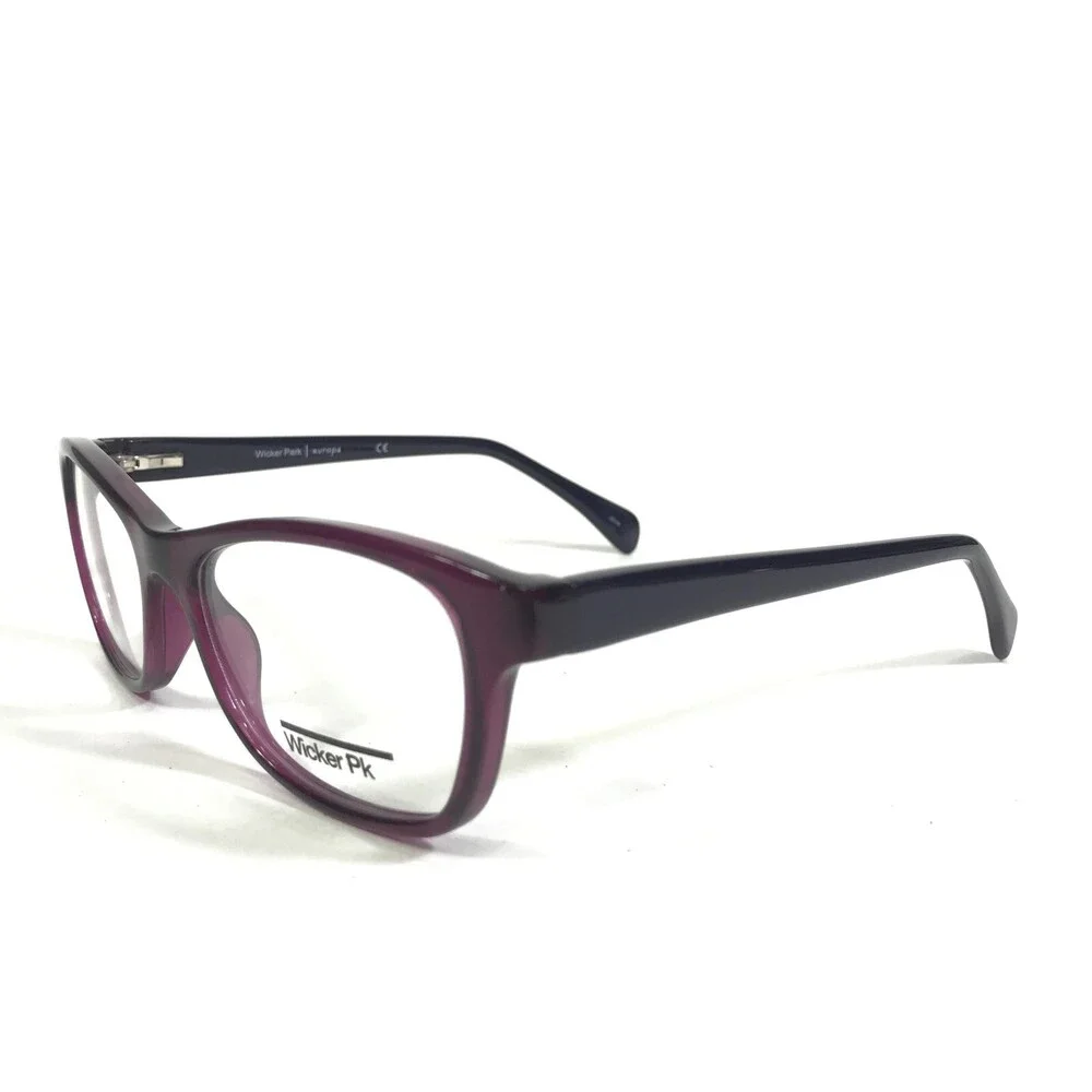 Wicker Park Eyeglasses Frames WK-106 C3 Purple Cat Eye Full Rim 51-17-135